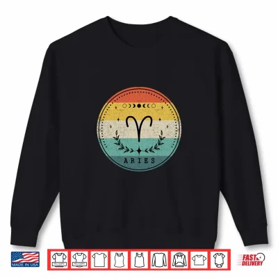Sweatshirt Aries Zodiac Sign Horoscope Aries Birthday Present Aries Shirt