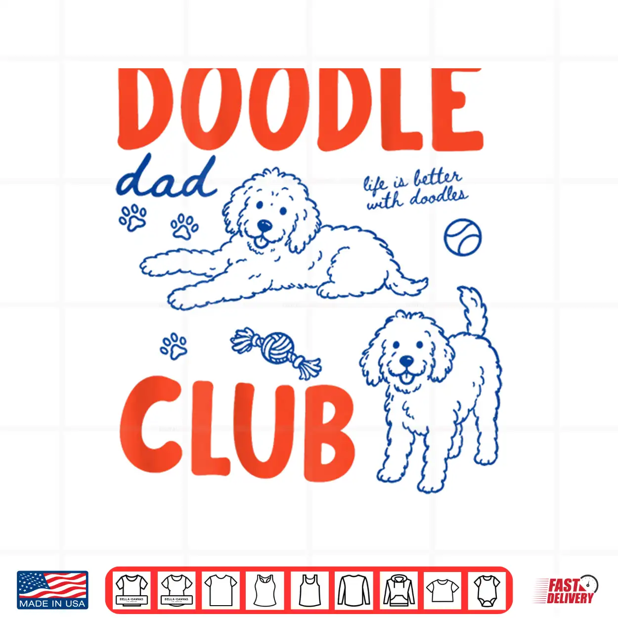 Doodle Dad Club Dog Dad Golden Doodle Father’S Day Shirt Doodle Dad Club Dog Dad Golden Doodle Father’S Day Shirt
