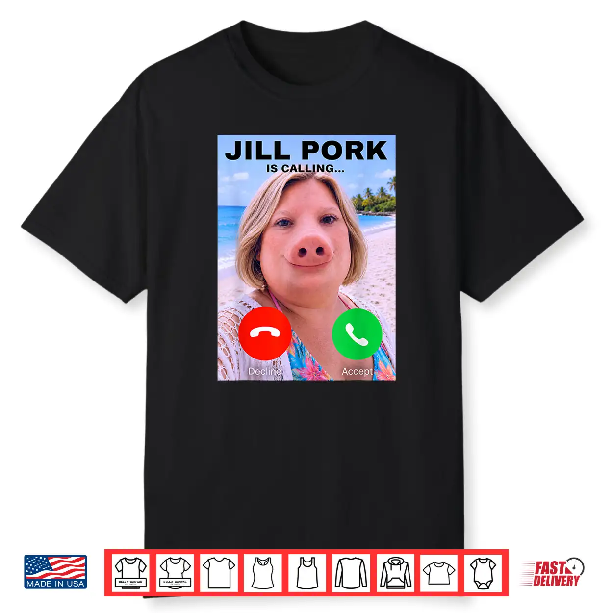 Jill Pork Funny Answer Call Phone Shirt Brainrot Shirt Jill Pork Funny Answer Call Phone Shirt Brainrot Shirt
