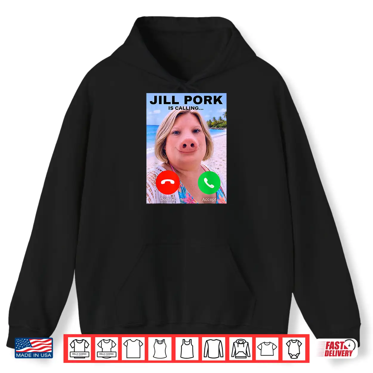 Jill Pork Funny Answer Call Phone Shirt Brainrot Shirt Jill Pork Funny Answer Call Phone Shirt Brainrot Shirt