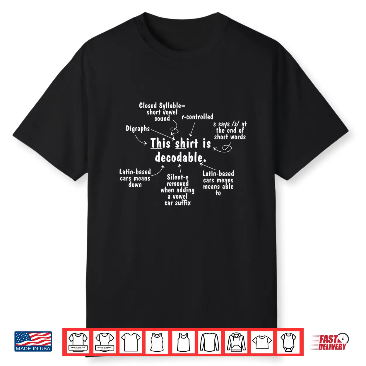 This Shirt Is Decodable Structured Literacy Reading Teacher Shirt This Shirt Is Decodable Structured Literacy Reading Teacher Shirt