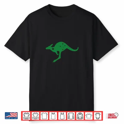 Australia Kangaroo Aussie Roo Flag Roundel Sports Military Long Sleeve Shirt