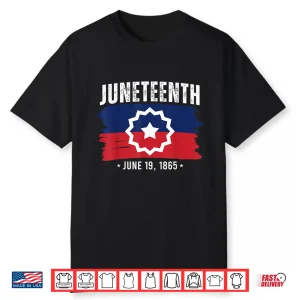 Red White Blue Juneteenth 1865 Meaning Black History Freedom Shirt