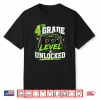 First Day Of 4Th Grade Boys Gaming Back To School 4Th Grade Shirt