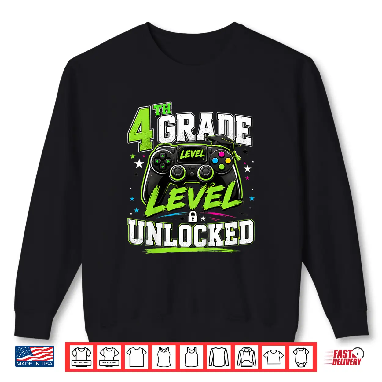 First Day Of 4Th Grade Boys Gaming Back To School 4Th Grade Shirt First Day Of 4Th Grade Boys Gaming Back To School 4Th Grade Shirt