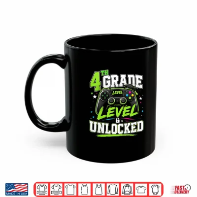 First Day Of 4Th Grade Boys Gaming Back To School 4Th Grade Shirt 3 Mug First Day of 4th Grade Boys Gaming Back to School 4th Grade Shirt
