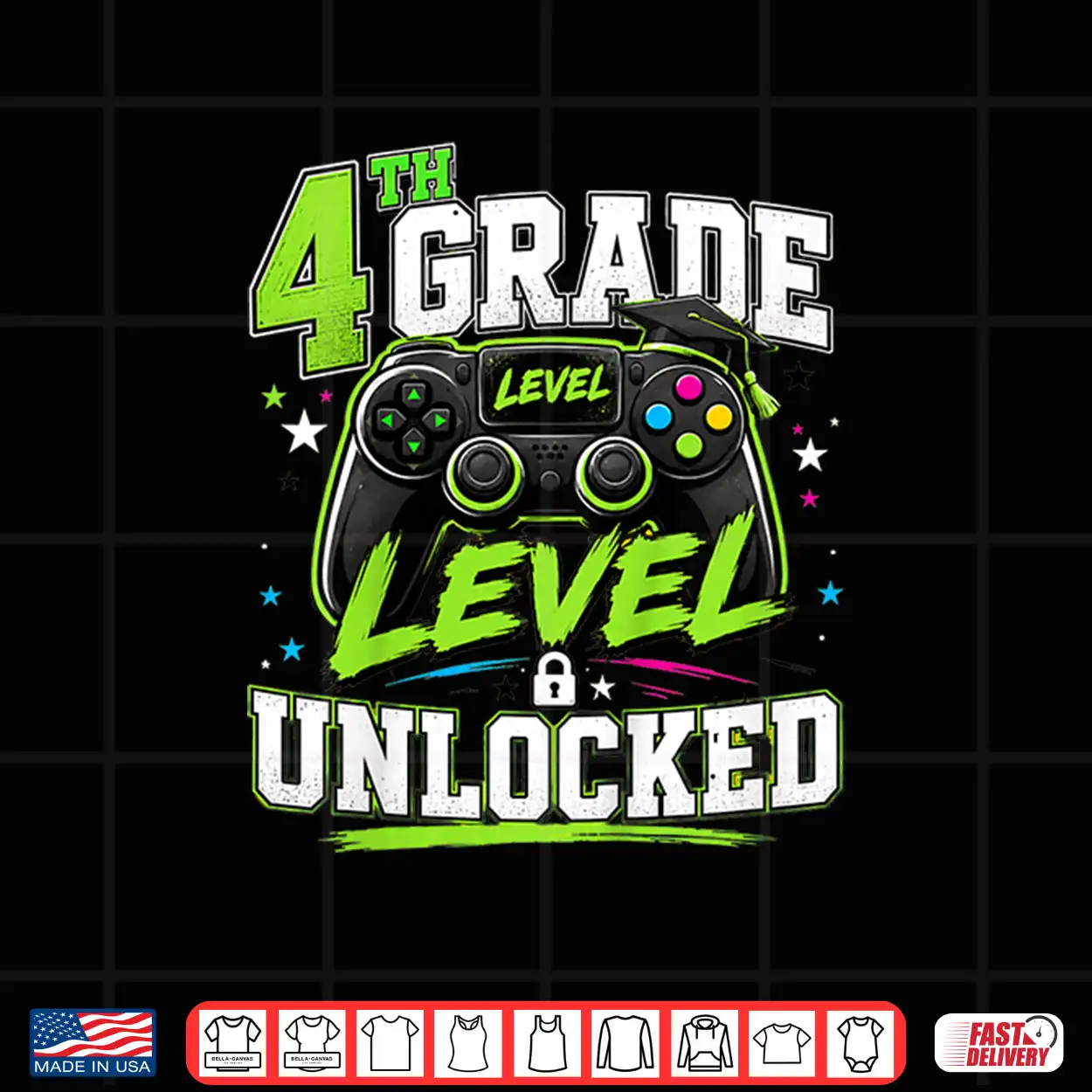 First Day Of 4Th Grade Boys Gaming Back To School 4Th Grade Shirt First Day Of 4Th Grade Boys Gaming Back To School 4Th Grade Shirt