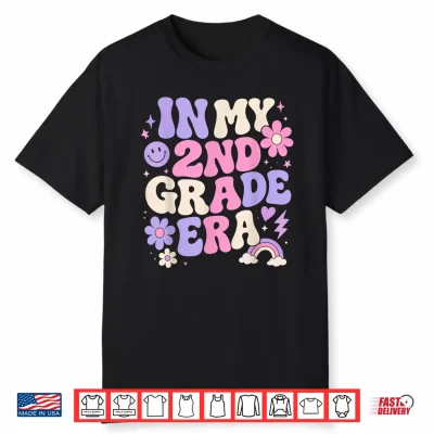 In My Second Grade Era Retro 2Nd Grade Back To School Shirt