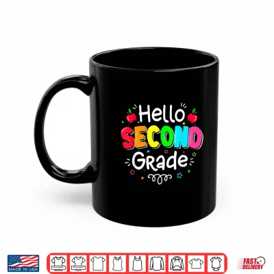 Mug Hello Second Grade Boy Girl Teacher Back to School 2nd Grade Shirt