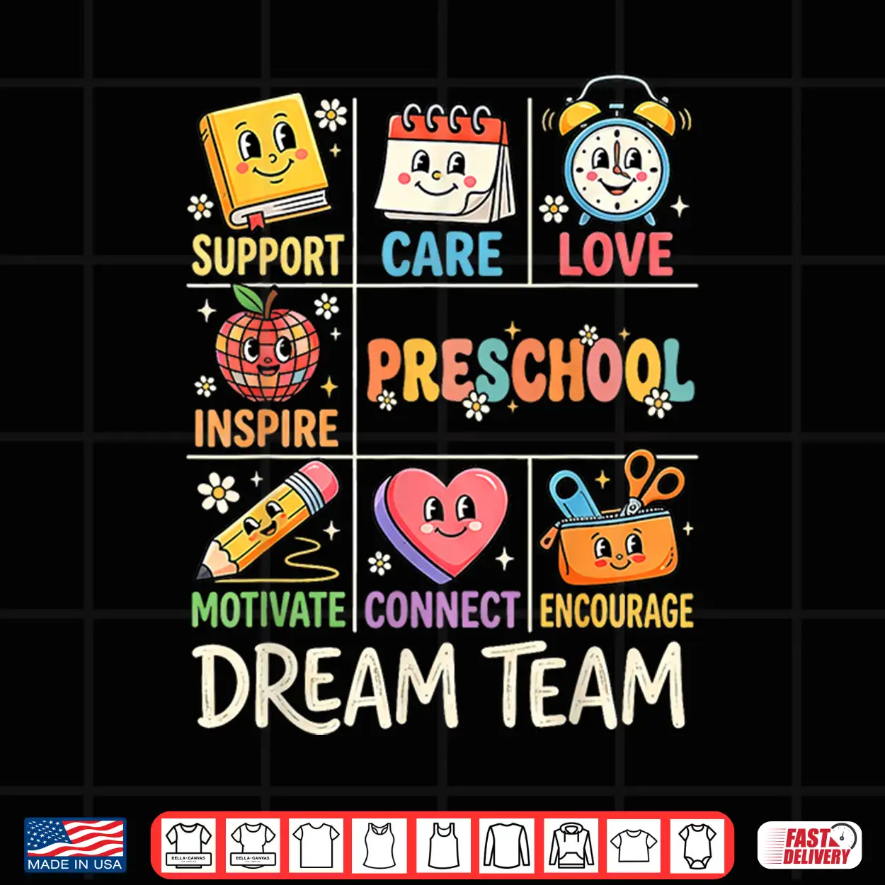Preschool Dream Team Funny Back To School Teacher Preschool Shirt Preschool Dream Team Funny Back To School Teacher Preschool Shirt
