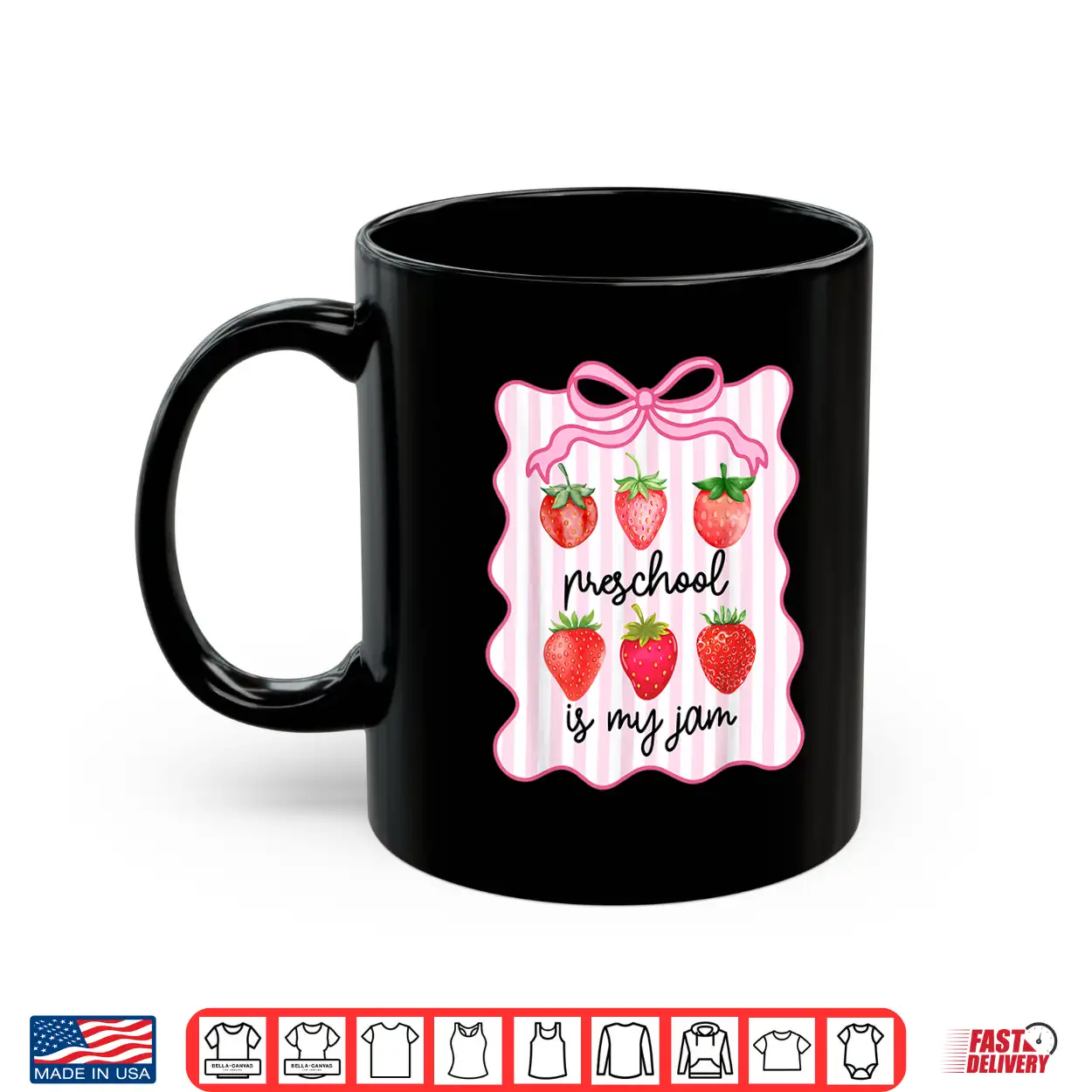 Preschool Is My Jam Bow Strawberry First Day Of School Shirt Preschool Is My Jam Bow Strawberry First Day Of School Shirt