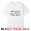 Groovy First Grade Dream Team Coquette Back To School Kids Shirt