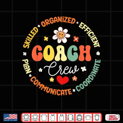 Design Groovy Instructional Coach Crew Back to School Group Shirt