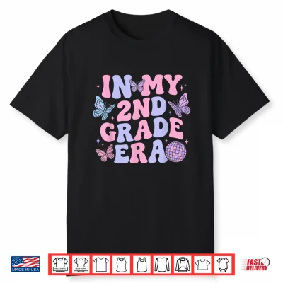 In My Second 2Nd Grade Era Groovy Back To School Students Shirt