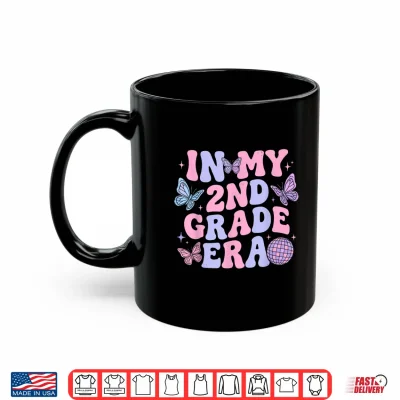 Mug In My Second 2nd Grade Era Groovy Back to School Students Shirt