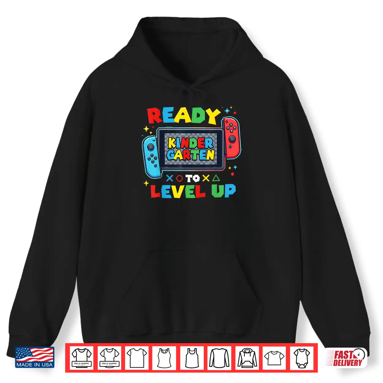 Ready To Level Up Gamer Kindergarten Boys Back To School Shirt Ready To Level Up Gamer Kindergarten Boys Back To School Shirt