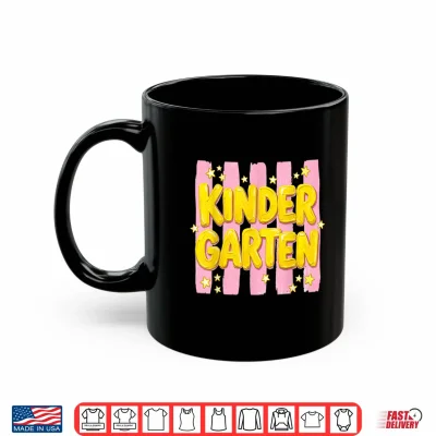 Striped Kindergarten Teacher Student First Day Of School Kid Shirt 3 Mug Striped Kindergarten Teacher Student First Day of School Kid Shirt