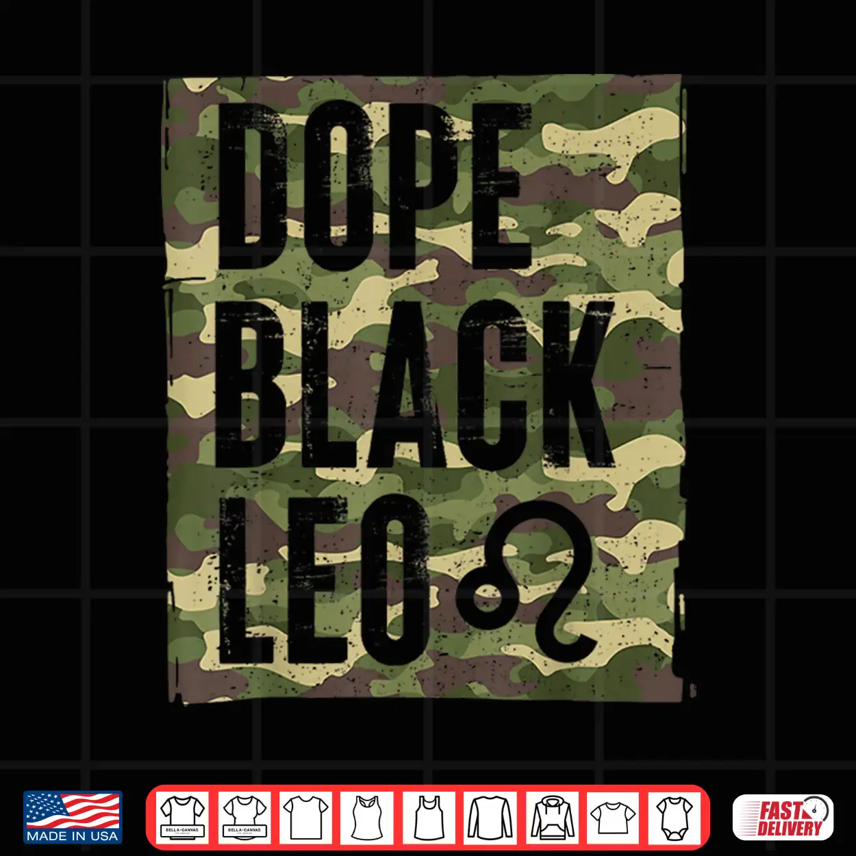 Dope Black Culture Leo African American Camo Zodiac Shirt Dope Black Culture Leo African American Camo Zodiac Shirt