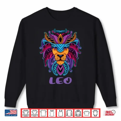Leo Lion Zodiac Symbol Horoscope Astrology Shirt Birthday Shirt 2 Sweatshirt Leo Lion Zodiac Symbol Horoscope Astrology Shirt Birthday
