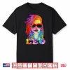 Leo Locd Hair Art Zodiac Birthday Black Culture Shirt