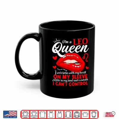 Mug Leo Queen I Am Stronger July August Birthday Leo Zodiac Sign Shirt