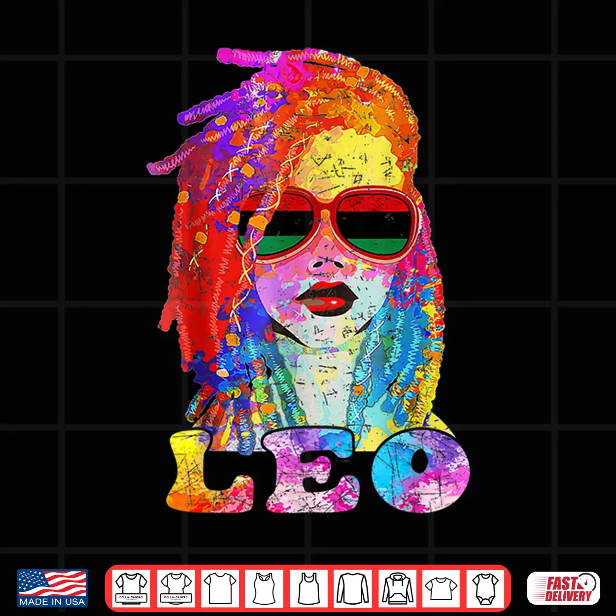 Leo Locd Hair Art Zodiac Birthday Black Culture Shirt Leo Locd Hair Art Zodiac Birthday Black Culture Shirt