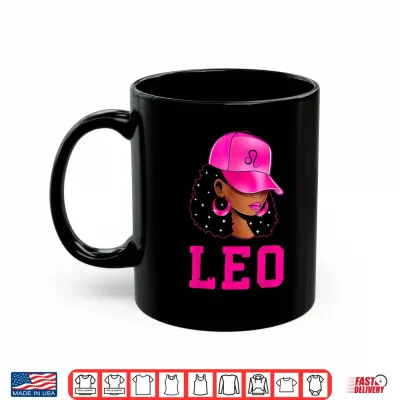 Mug Leo Queen Sassy Black Culture Afro Zodiac Sign Shirt
