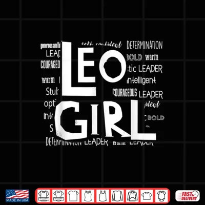 Design Leo Saying August Birthday Leo Zodiac Party Shirt