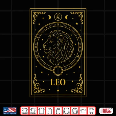 Design Leo Tarot Card Shirt