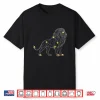 Leo Zodiac Geometric Lion Constellation Design Shirt
