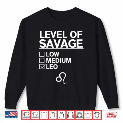 Leo Zodiac Merch Funny Awesome Leos Design Shirt 2 Sweatshirt Leo Zodiac Merch Funny Awesome Leos Design Shirt