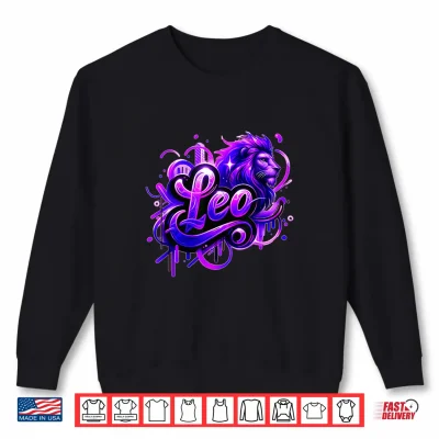Sweatshirt Leo Zodiac Sign Astrology Shirt Leo Birthday Shirt