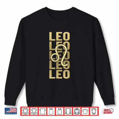 Sweatshirt Leo Zodiac Sign Leo Horoscope Birthday Shirt