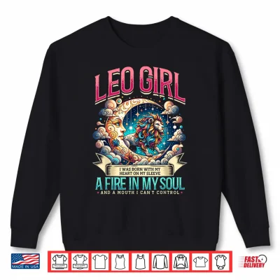 Leo Zodiac Sign Moon Astrology Star Sign Leo Shirt 2 Sweatshirt Leo Zodiac Sign Moon Astrology Star Sign Leo Shirt