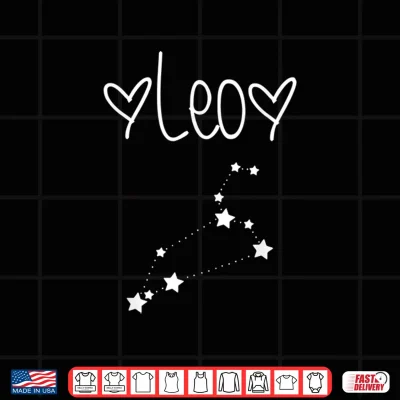 Design Leo Zodiac Sign Horoscope Astrology July August Birthday Shirt
