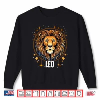 Sweatshirt Leo Zodiac Sign Shirt