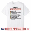 Zodiac Sign Funny Top 10 Rules Of Leo Graphic Shirt