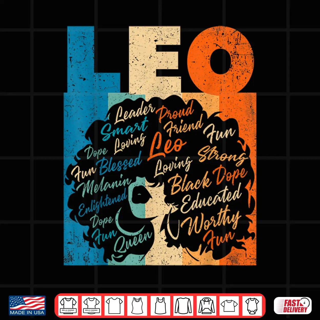 African American Women Zodiac Birthday Leo Girl Shirt African American Women Zodiac Birthday Leo Girl Shirt