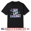 Leo Big Energy Retro Smile Flower Zodiac Birthday Shirt