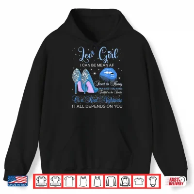 Leo Girl Zodiac Birthday Party Women Girls Horoscope Shirt 1 Hoodie Leo Girl Zodiac Birthday Party Women Girls Horoscope Shirt
