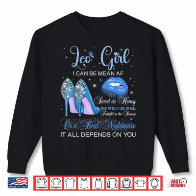 Leo Girl Zodiac Birthday Party Women Girls Horoscope Shirt 2 Sweatshirt Leo Girl Zodiac Birthday Party Women Girls Horoscope Shirt