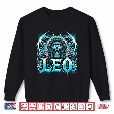 Sweatshirt Leo Heavy Metal Zodiac Shirt