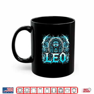 Mug Leo Heavy Metal Zodiac Shirt