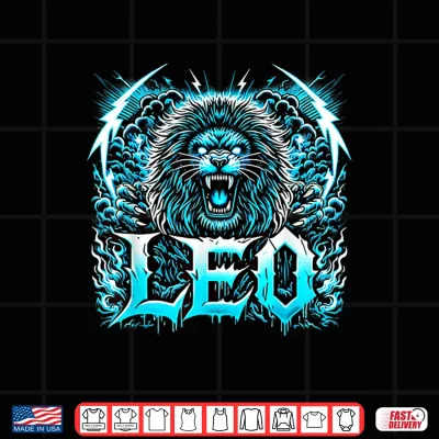 Design Leo Heavy Metal Zodiac Shirt