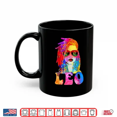 Mug Leo Locd Woman Black Queen Art Zodiac Birthday Shirt