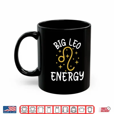 Mug Leo Shirts For Women Zodiac Leo Stuff Big Leo Energy Shirt