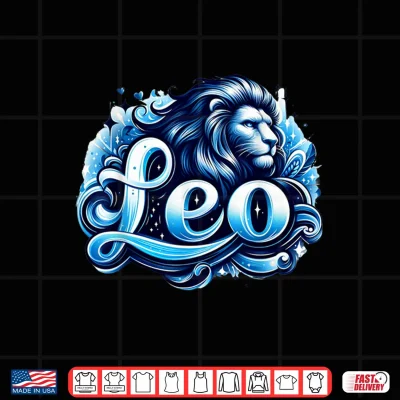 Design Leo Zodiac Symbol Horoscope Astrology Birthday Shirt