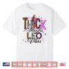 Thick Thighs Leo Vibes Zodiac Sign Coffee Black Women Shirt
