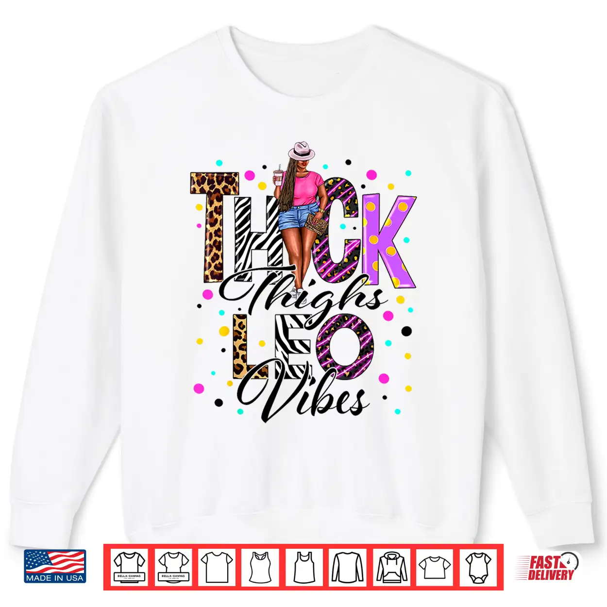 Thick Thighs Leo Vibes Zodiac Sign Coffee Black Women Shirt Thick Thighs Leo Vibes Zodiac Sign Coffee Black Women Shirt