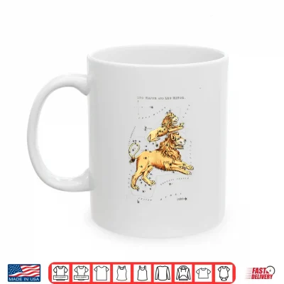 Mug Vintage Leo Zodiac Sign Leo stars constellations Shirt
